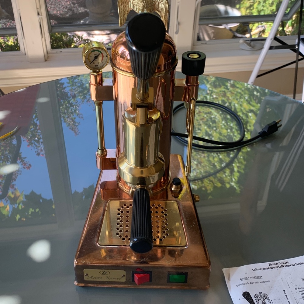 zacconi riviera eagle espresso maker